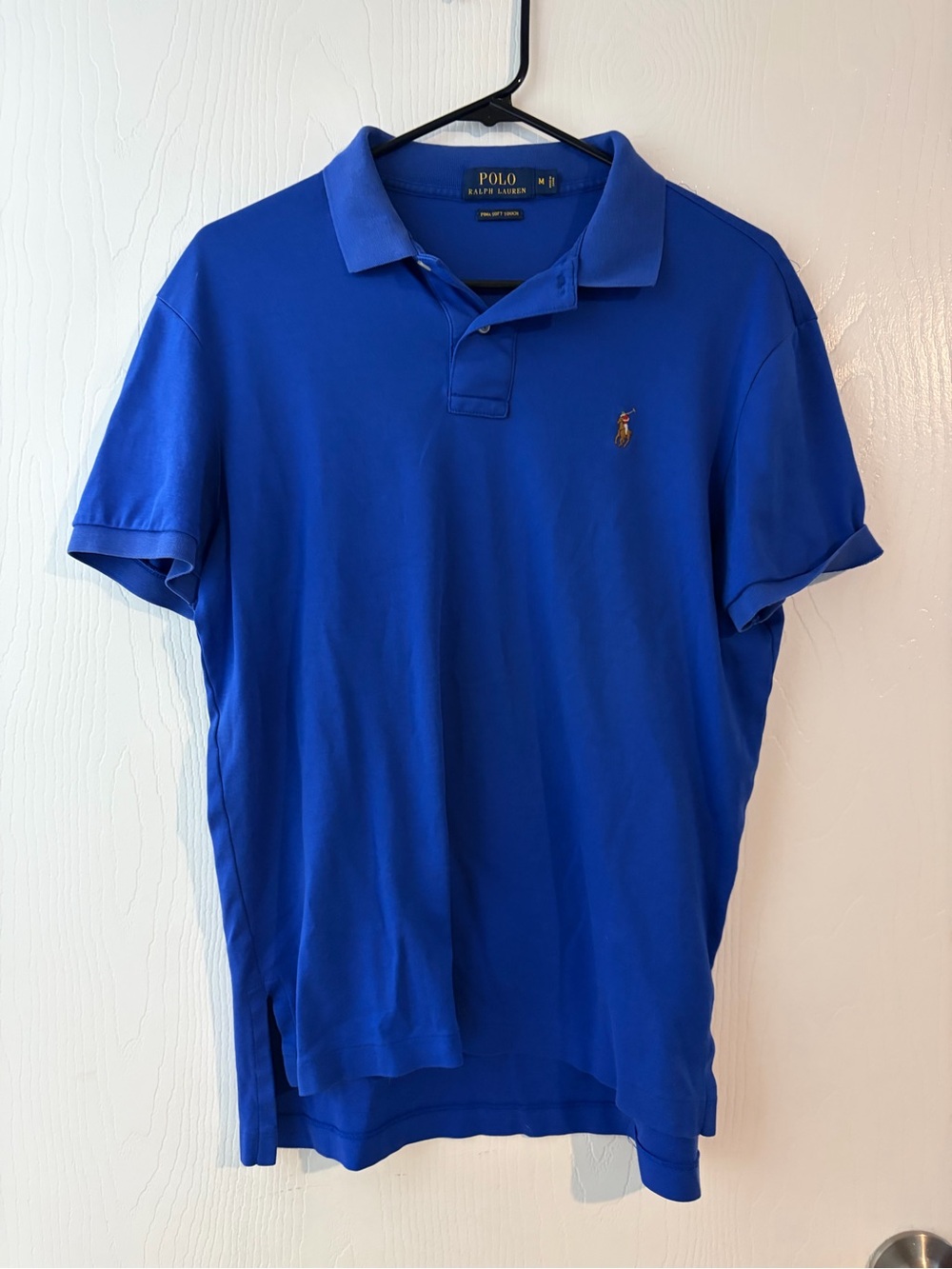 Polo by Ralph Lauren Royal Blue Short-Sleeve Polo with Embroidered Pony